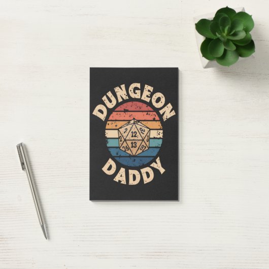 Post-it® Fête des Pères Dungeon Daddy (Bureau)