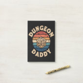 Post-it® Fête des Pères Dungeon Daddy (Sur un bureau)