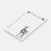 Post-it® Fêtes Noël Zebra To do list (Incliné)
