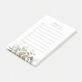 Post-it® Feuillage aquarelle à faire (Incliné)