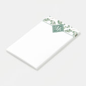 Post-it® Feuillage d'arbre de dollar en argent d'eucalyptus (Incliné)