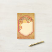 Post-it® Feuillage d'automne Étiquette décoratif Post-it No (Sur un bureau)