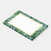 Post-it® Feuillage Feuille tropical vert & vert (Incliné)