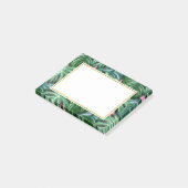 Post-it® Feuillage Feuille tropical vert & vert (Incliné)