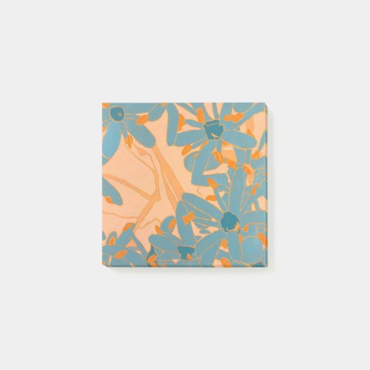 Post-it® Feuille Contemporaine Design Pêche (Devant)