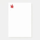 Post-it® Feuille d'automne simple rouge (Devant)