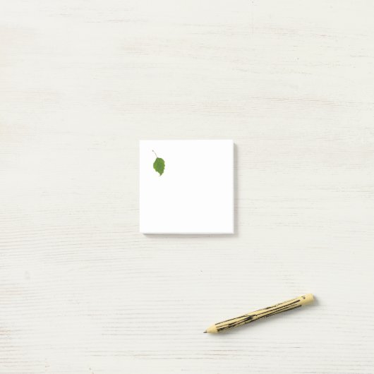 Post-it® Feuille de bouleau (Sur un bureau)