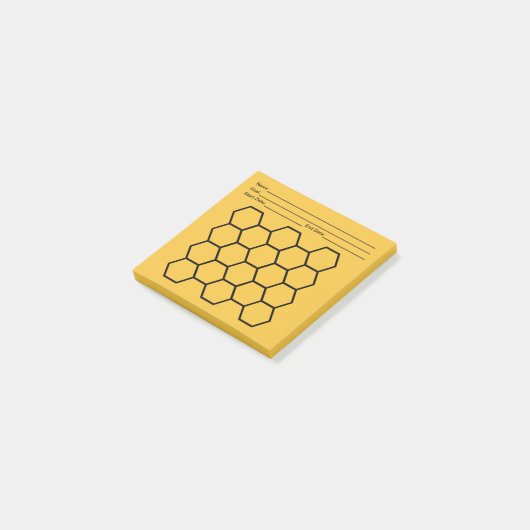 Post-it® Feuille de données de suivi des objectifs Honeycom (Incliné)
