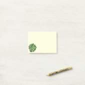 Post-it® Feuille de monstère tropicale - (Sur un bureau)