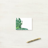 Post-it® Feuille de palmier, feuillage tropical, jungle for (Sur un bureau)