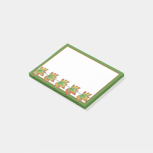 Post-it® Feuille d'érable (Incliné)