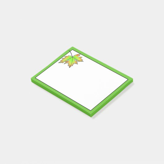 Post-it® Feuille d'érable (Incliné)