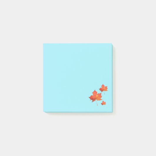 Post-it® Feuille d'érable d'aquarelle (Devant)