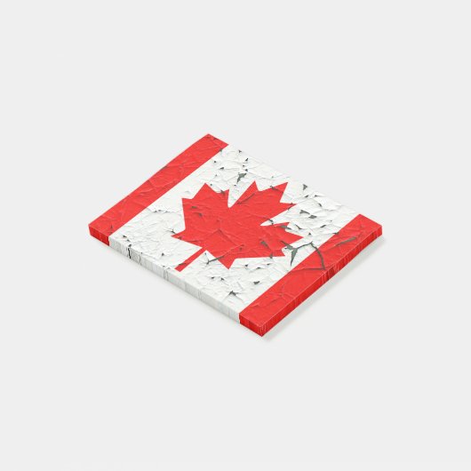 Post-it® Feuille d'érable rouge du Canada Peinture (Incliné)