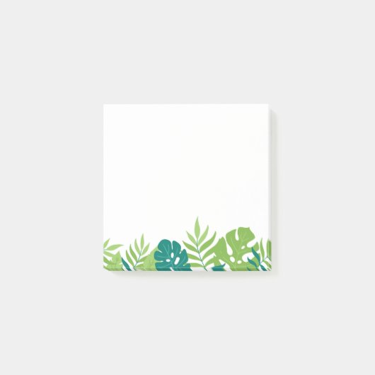 Post-it® Feuille verte tropicale (Devant)