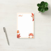 Post-it® Feuilles automnales Champignon d'automne Notes pos (Bureau)