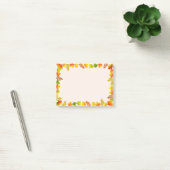 Post-it® Feuilles automnales sur le beige clair (Bureau)
