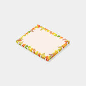 Post-it® Feuilles automnales sur le beige clair (Incliné)