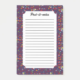 Post-it® Feuilles Botaniques Automnales Or Rouge