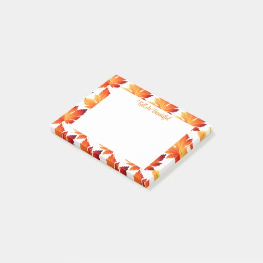 Post-it® Feuilles d'automne (Incliné)