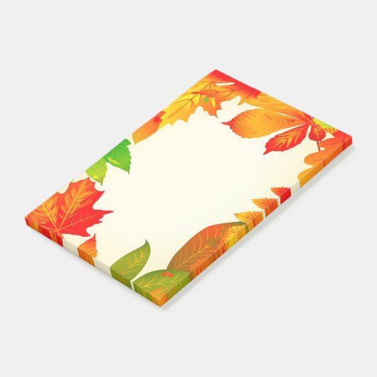Post-it® Feuilles d'automne (Incliné)
