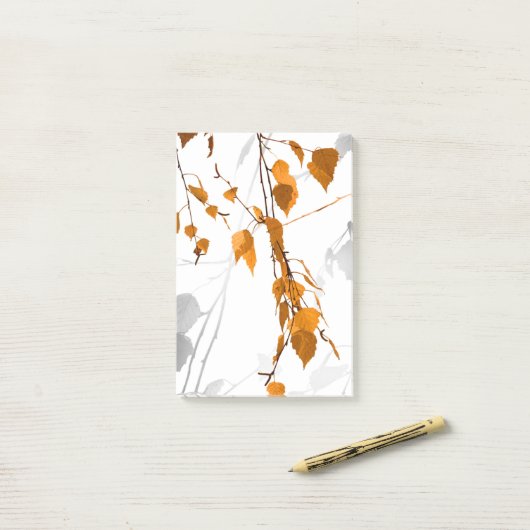 Post-it® Feuilles d'automne 2 (Sur un bureau)