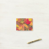 Post-it® Feuilles d'automne colorées (Sur un bureau)