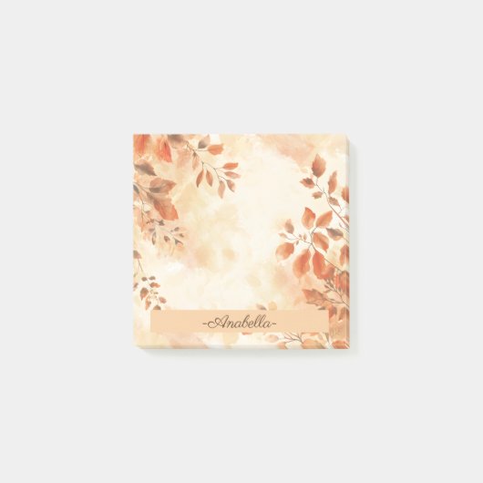 Post-it® Feuilles d'automne de Boho (Devant)