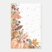 Post-it® Feuilles d'automne et Citrouille (Devant)