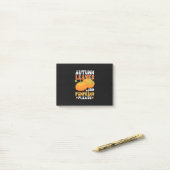 Post-it® Feuilles D'Automne Et Citrouilles S'Il Vous Plaît  (Sur un bureau)