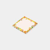 Post-it® Feuilles d'automne sur fond beige clair (Incliné)