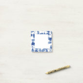 Post-it® Feuilles de l'aquarelle Indigo (Sur un bureau)