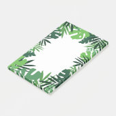 Post-it® Feuilles de palmiers écologiques, design tropical (Incliné)