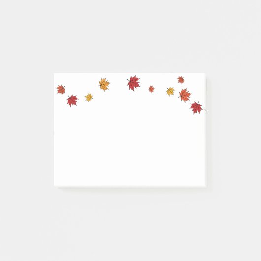 Post-it® Feuilles d'érable d'automne (Devant)