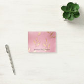 Post-it® Feuilles en or rose Glam (Bureau)