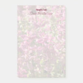 Post-it® Feuilles roses personnalisés sur les échelles Plan (Devant)