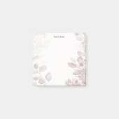 Post-it® Feuilles rouges modernes poster des notes (Devant)