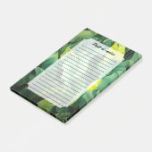 Post-it® Feuilles tropicales, botanique abstraite, jungle, (Incliné)