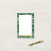 Post-it® Feuilles tropicales vertes exotiques (Sur un bureau)