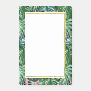 Post-it® Feuilles tropicales vertes exotiques