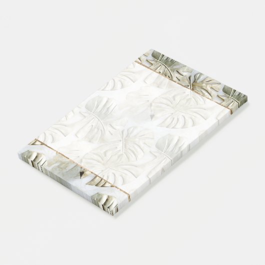 Post-it® Feuilles tropicaux Gold Green (Incliné)