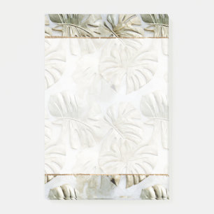 Post-it® Feuilles tropicaux Gold Green