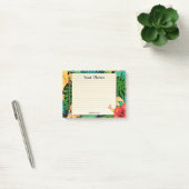 Post-it® Feuilles tropicaux pochette florale Notes (Bureau)