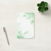 Post-it® Feuilles Vertes Lignées (Bureau)