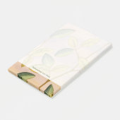 Post-it® Feuilles verts et jaunes sur Arrière - plan couche (Incliné)