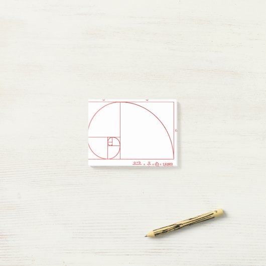 Post-it® Fibonacci (Sur un bureau)