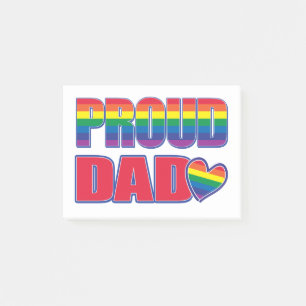 Post-it® FIER—Drapeau papa-arc-en-ciel