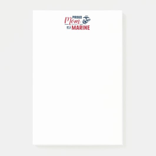 Post-it® Fier maman d'une Marine (Devant)