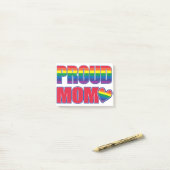 Post-it® Fier maman Gay pride (Sur un bureau)