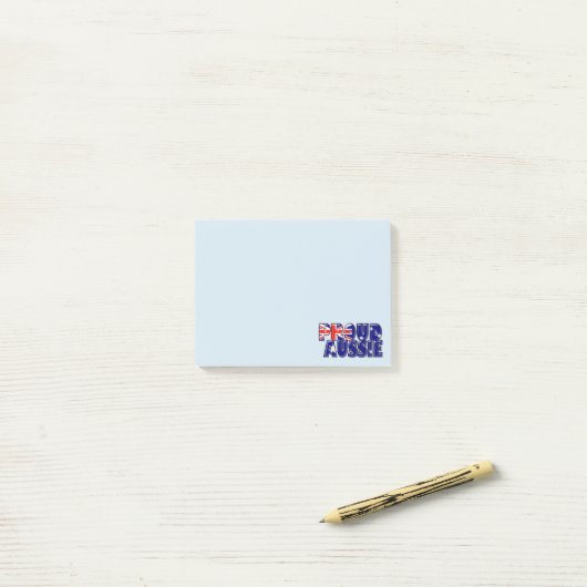 Post-it® fière Aussie - Post-It-Notes pad (Sur un bureau)